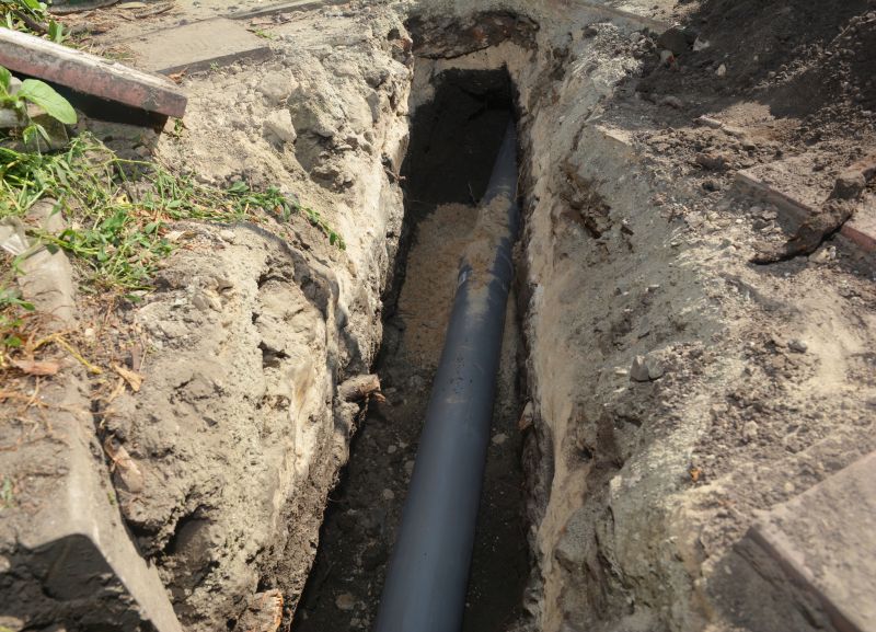 Drainage Trench Excavation